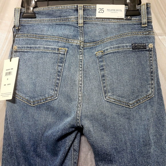 7FAM Sz 25 NWT The Ankle Skinny Super Skinny - Picture 12 of 12